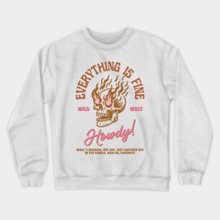 Western Cowgirl Cowboy Rodeo Howdy Crewneck Sweatshirt